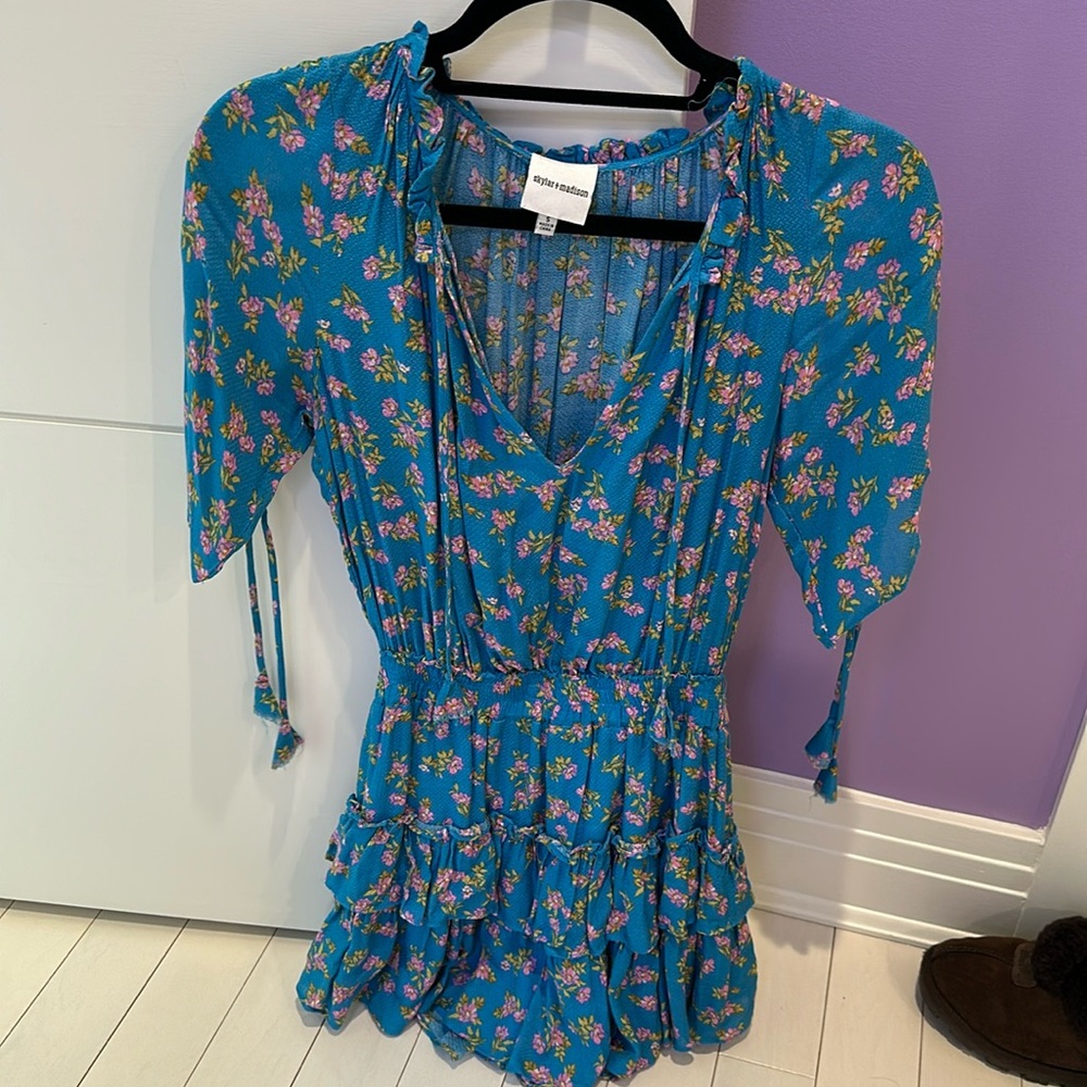Skylar & Madison neon floral dress